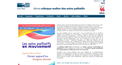 Desktop Screenshot of colloque.soinspalliatifs.be