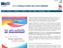 Tablet Screenshot of colloque.soinspalliatifs.be